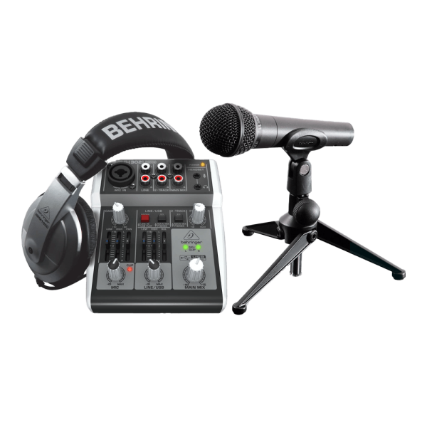 Behringer PODCASTUDIO 2 USB Bundle - Podcasting Bundle